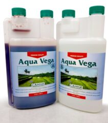 Botellas Aqua Vega A+B Canna para etapa vegetativa