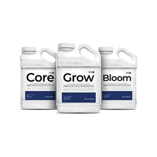Pro Mix Kit Athena con Core Grow y Bloom para preparar solución nutritiva